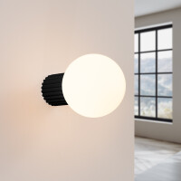 Sollux Wandleuchte HALO schwarz IP44 3