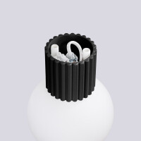 Sollux Wandleuchte HALO schwarz IP44 7