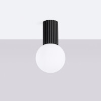 Sollux Plafond HALO schwarz IP44 2