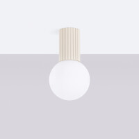 Sollux Plafond HALO beige IP44 2