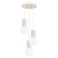 Sollux Pendelleuchte HALO 3P beige gallery