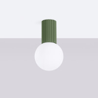 Sollux Plafond HALO olivgrün IP44 2