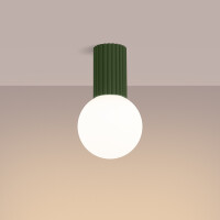 Sollux Plafond HALO olivgrün IP44 3