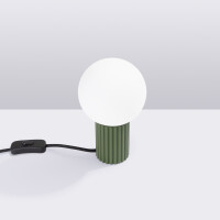 Sollux Tischlampe HALO olivgrün 2