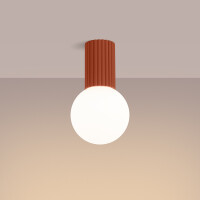 Sollux Plafond HALO roter Ocker IP44 3