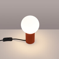 Sollux Tischlampe HALO roter Ocker 3