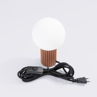 Sollux Tischlampe HALO mokka 5