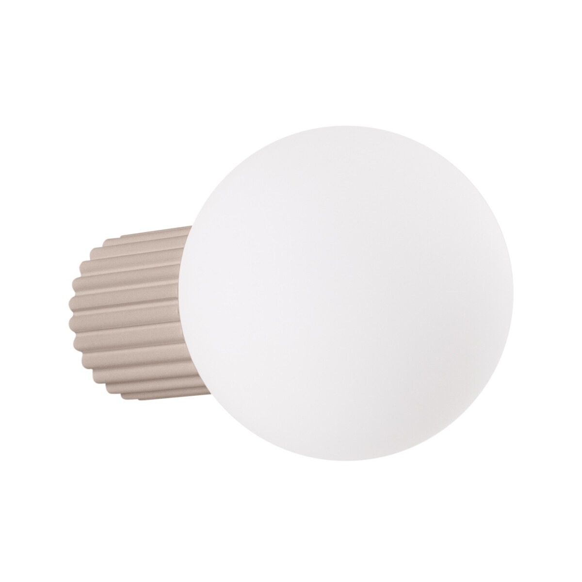 Wandleuchte Halo taupe grau-braun IP44