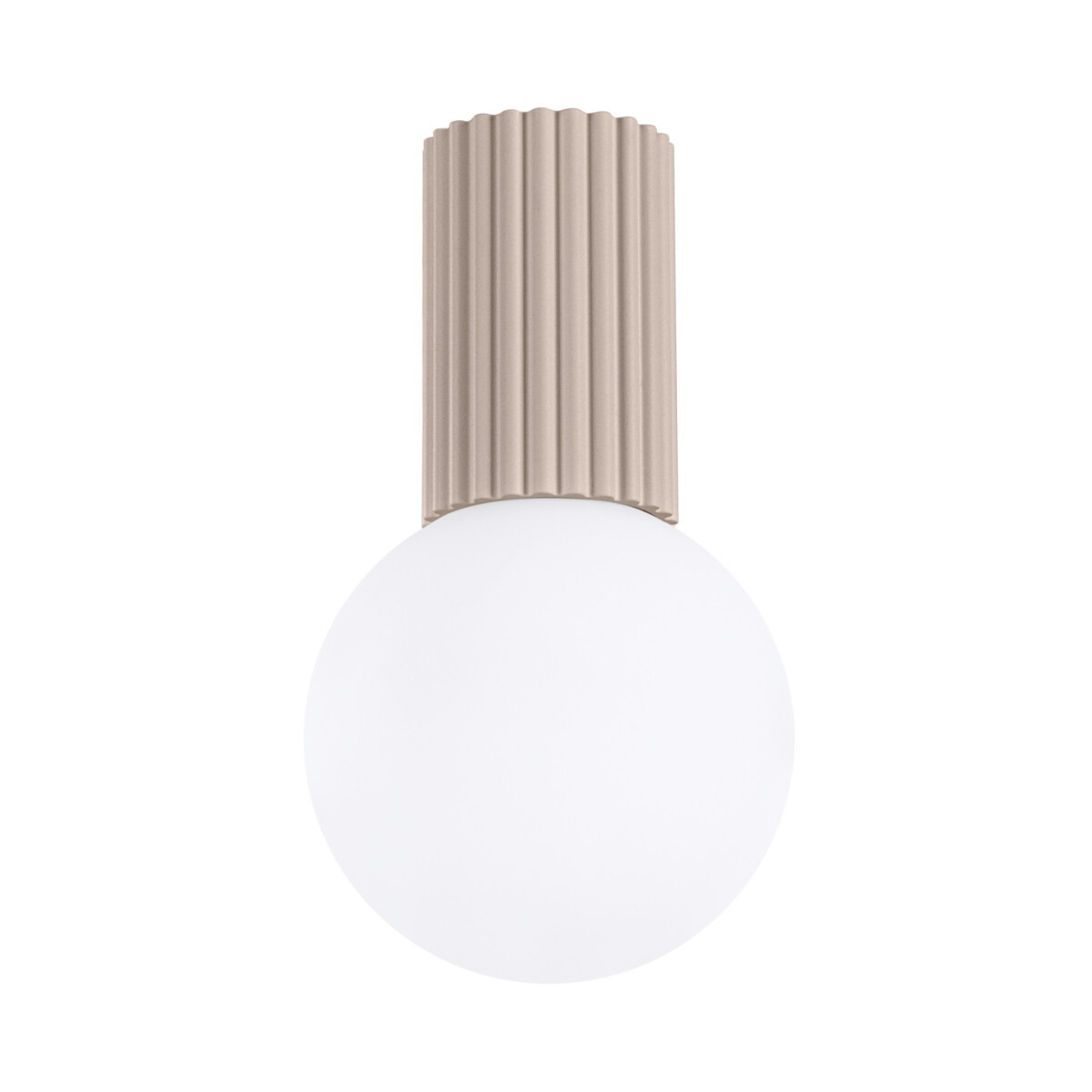 Deckenleuchte Halo taupe grau-braun IP44