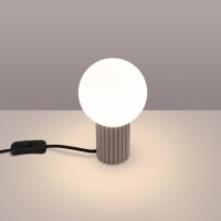 Sollux Tischlampe HALO taupe 3