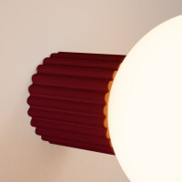 Sollux Wandleuchte HALO burgunderrot IP44 4