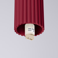 Sollux Plafond HALO burgunderrot IP44 6