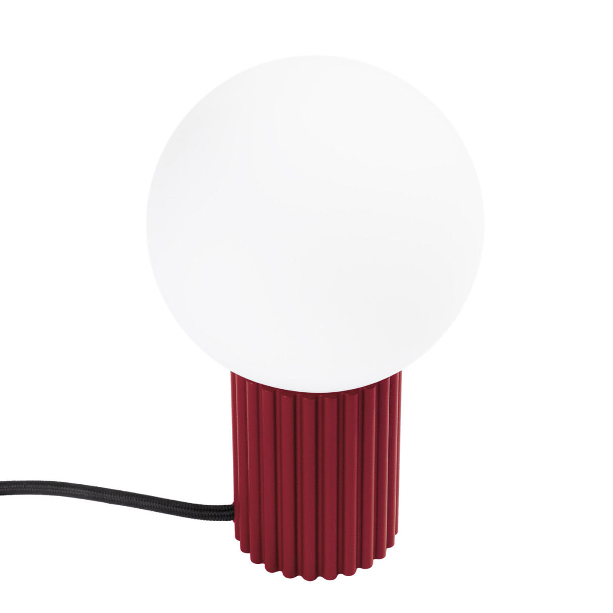 Sollux Tischlampe HALO burgunderrot