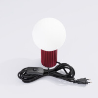 Sollux Tischlampe HALO burgunderrot 5