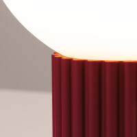 Sollux Tischlampe HALO burgunderrot 6