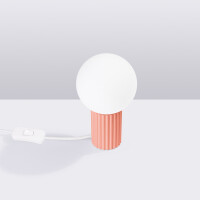 Sollux Tischlampe HALO apricot 2