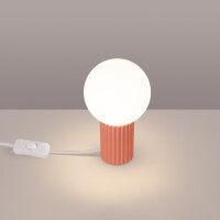 Sollux Tischlampe HALO apricot 3