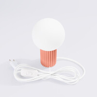 Sollux Tischlampe HALO apricot 5