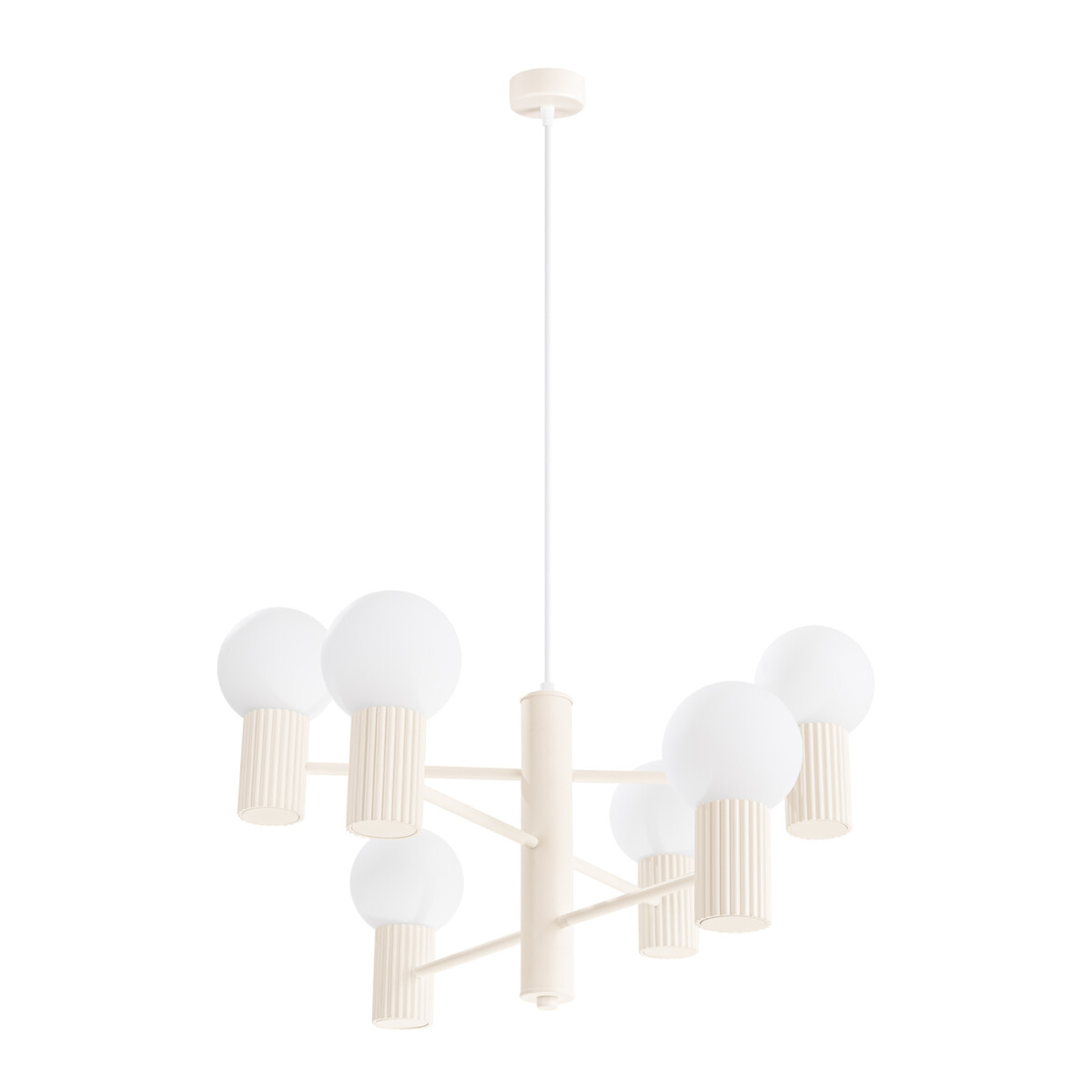 Sollux Kronleuchter HALO 6 beige