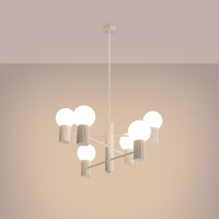 Sollux Kronleuchter HALO 6 beige 3
