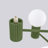 Sollux Kronleuchter HALO 6 olivgrün 8
