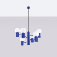 Sollux Kronleuchter HALO 6 ultramarin 2