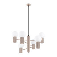 Sollux Kronleuchter HALO 6 taupe gallery