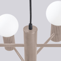 Sollux Kronleuchter HALO 6 taupe 6