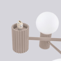 Sollux Kronleuchter HALO 6 taupe 8