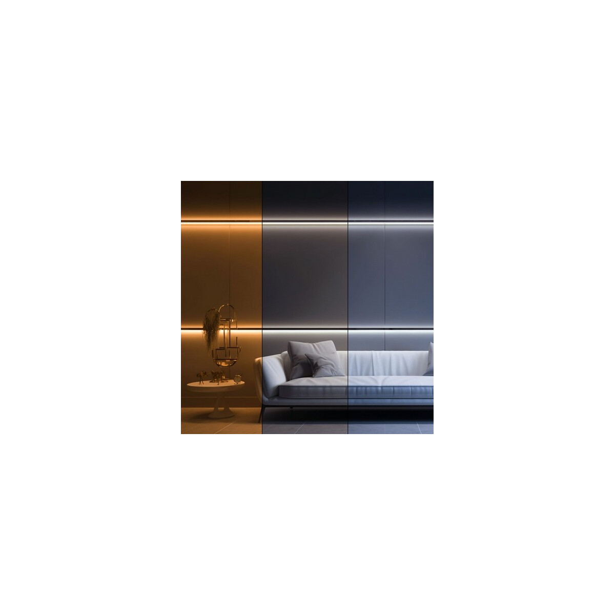 LED COB CCT Strip5m 608 LED/m 12v DC 2700-6500K