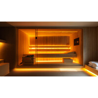 LED COB Saunavorraum Beleuchtung in warmweiss Set 5