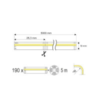 Sauna Vorraum LED COB Beleuchtung IP65 – Weißt&o