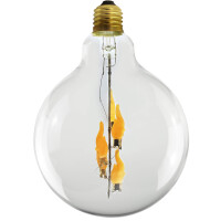 LED Globe 125 Fire Flame down klar E27 1 productbox