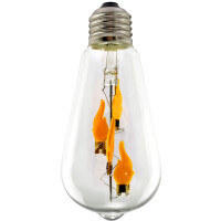 LED Rustika big Fire Flame down klar E271 W 60 Lm 1