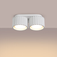 Sollux SL.1783 Deckenleuchte AURA 2 weiß Gx53 3