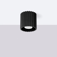 Sollux SL.1784 Deckenleuchte AURA 1 schwarz GU10 2