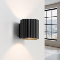 Sollux SL.1786 Wandleuchte AURA schwarz G9 3