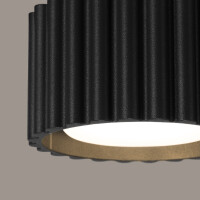 Sollux SL.1787 Deckenleuchte AURA 1 schwarz Gx53 4