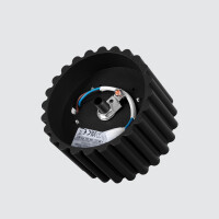 Sollux SL.1787 Deckenleuchte AURA 1 schwarz Gx53 6