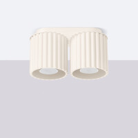Sollux SL.1790 Deckenleuchte AURA 2 beige GU10 2