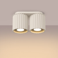 Sollux SL.1790 Deckenleuchte AURA 2 beige GU10 3