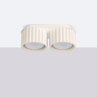 Sollux SL.1793 Deckenleuchte AURA 2 beige Gx53 2