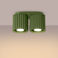 Sollux SL.1795 Deckenleuchte AURA 2 olivgrün GU10 3