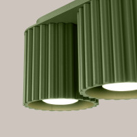 Sollux SL.1795 Deckenleuchte AURA 2 olivgrün GU10 4