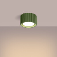 Sollux SL.1797 Deckenleuchte AURA 1 olivgrün Gx53 3