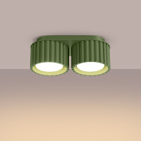Sollux SL.1798 Deckenleuchte AURA 2 olivgrün Gx53 3