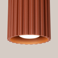 Sollux SL.1799 Deckenleuchte AURA 1 roter Ocker GU10 4