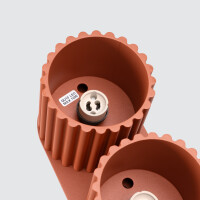 Sollux SL.1800 Deckenleuchte AURA 2 roter Ocker GU10 6