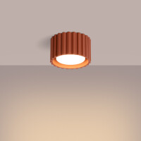 Sollux SL.1802 Deckenleuchte AURA 1 roter Ocker Gx53 3