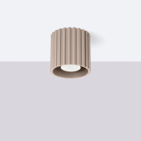 Sollux SL.1814 Deckenleuchte AURA 1 taupe GU10 2